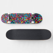 Graffiti-muur Persoonlijk Skateboard (Horizontaal)