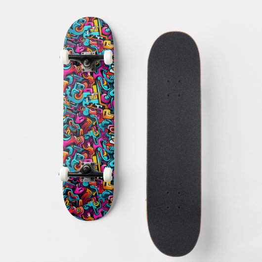 Graffiti-muur Persoonlijk Skateboard (Voorkant)