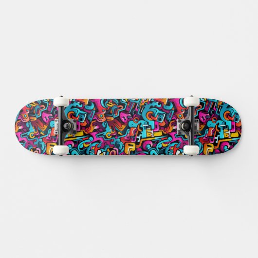 Graffiti-muur Persoonlijk Skateboard (Horizontaal)