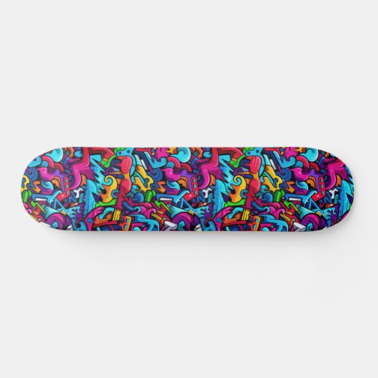Graffiti-muur Persoonlijk Skateboard (Horizontaal)