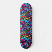 Graffiti-muur Persoonlijk Skateboard (Voorkant)