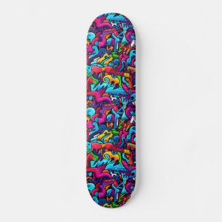Graffiti-muur Persoonlijk Skateboard
