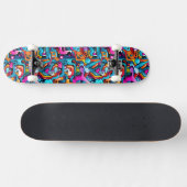 Graffiti-muur Persoonlijk Skateboard (Horizontaal)