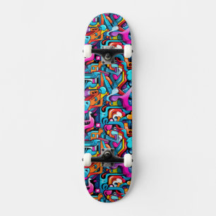 Graffiti-muur Persoonlijk Skateboard