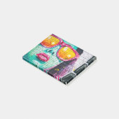 graffiti-muur post-it® notes (Schuin)