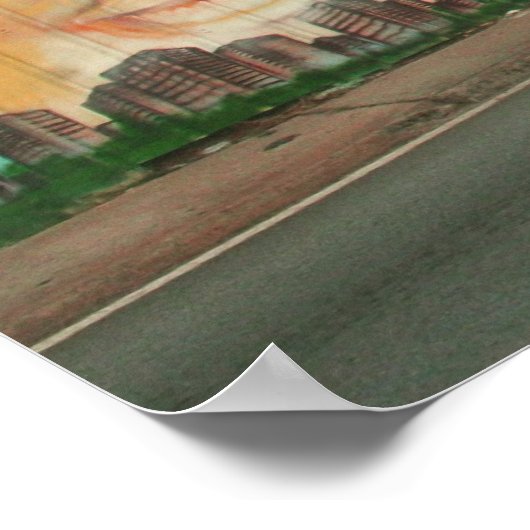 Graffiti-muur Poster (Hoek)