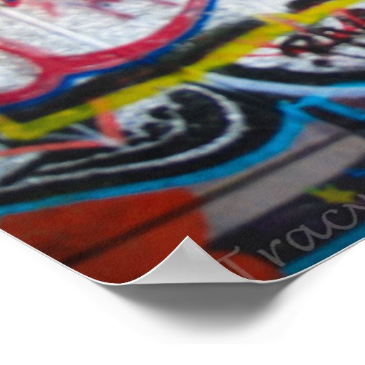 Graffiti-muur Poster (Hoek)