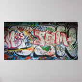 Graffiti-muur Poster (Voorkant)