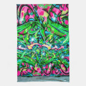 Graffiti-muur Theedoek (Verticaal)