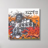 Graffiti-muziek Canvas Afdruk (Voorkant)
