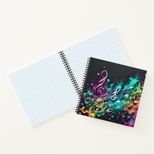 Graffiti-muziek Notitieboek (Binnen)