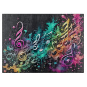 Graffiti-muziek Snijplank (Voorkant)