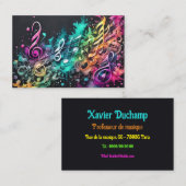 Graffiti-muziek Visitekaartje (Voorkant / Achterkant)