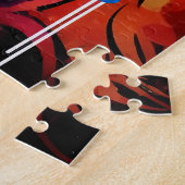 Graffiti muzieknoten puzzel (Zijkant)