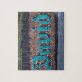 Graffiti Name Tag: David Legpuzzel (Verticaal)