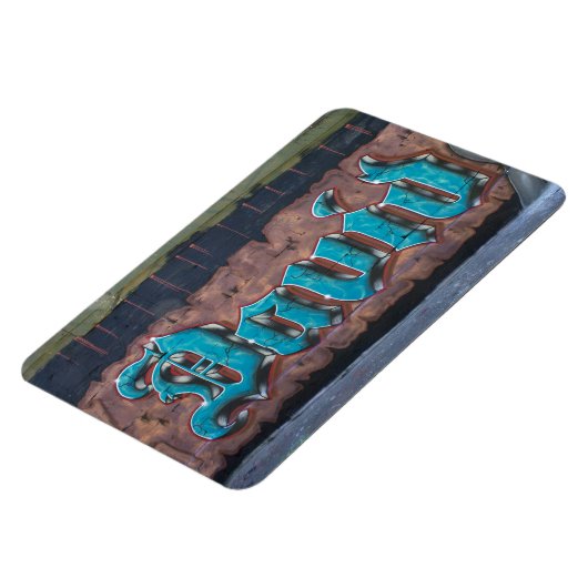 Graffiti Name Tag: David Magneet (Linkerzijde)