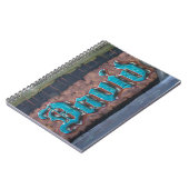 Graffiti Name Tag: David Notitieboek (Linkerzijde)