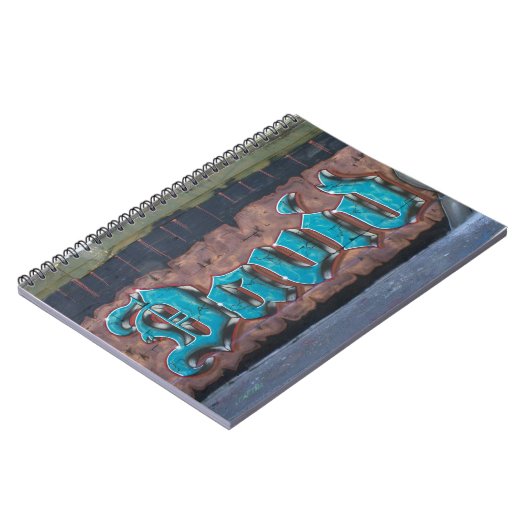 Graffiti Name Tag: David Notitieboek (Linkerzijde)