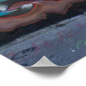 Graffiti Name Tag: David Poster (Hoek)