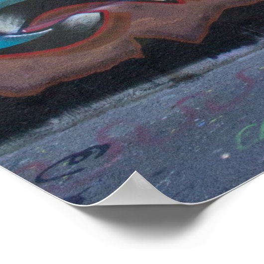 Graffiti Name Tag: David Poster (Hoek)