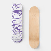 Graffiti Nextday Grunge Borstel Abstracte Typograf Persoonlijk Skateboard (Voorkant)
