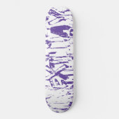 Graffiti Nextday Grunge Borstel Abstracte Typograf Persoonlijk Skateboard (Voorkant)
