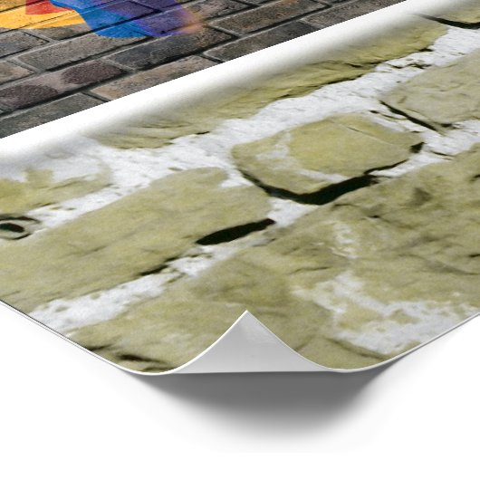 Graffiti-nummers Poster (Hoek)