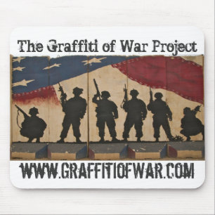 Graffiti of War Project: Mousepad Series Flag Muismat
