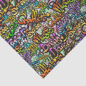 graffiti-ontvlechting tissuepapier (Detail)