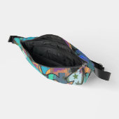Graffiti ontwerp Fanny Pack tas (Open)