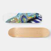 Graffiti-ontwerp Persoonlijk Skateboard (Horizontaal)