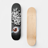 Graffiti-oogdager Persoonlijk Skateboard (Voorkant)