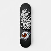 Graffiti-oogdager Persoonlijk Skateboard (Voorkant)