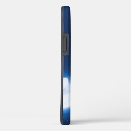 Graffiti op blauw Hoesje-Mate iPhone Case-Mate iPhone Case (Achterkant / Rechts)