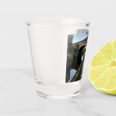 Graffiti op de muur shot glas (Links)