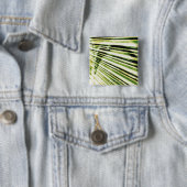 Graffiti op een shutter vierkante button 5,1 cm (In situ)