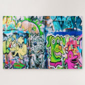 Graffiti op London's Southbank - 20x30 - 1014 pc Legpuzzel (Horizontaal)