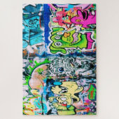 Graffiti op London's Southbank - 20x30 - 1014 pc Legpuzzel (Verticaal)