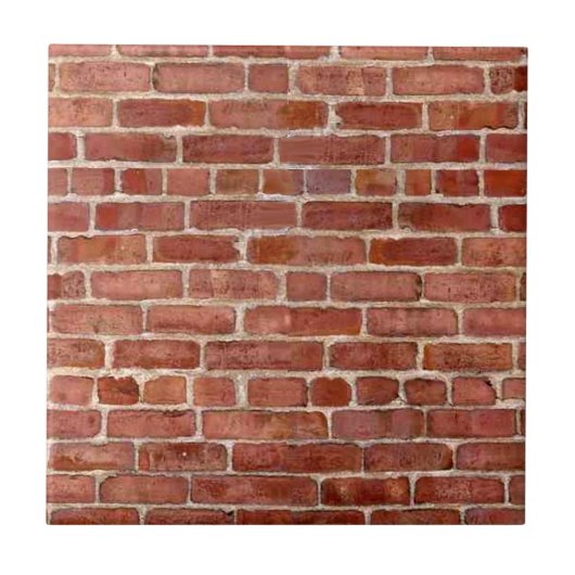 Graffiti op maat van Brick Wall Tegeltje (Voorkant)