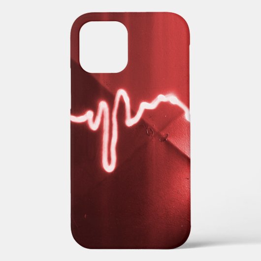 Graffiti op rode metalen Hoesje-Mate iPhone cas Case-Mate iPhone Case (Achterkant)