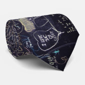 Graffiti op zwart stropdas (Opgerold)