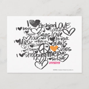 Graffiti Oranje Briefkaart