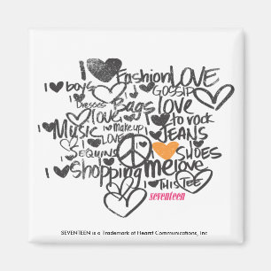 Graffiti Oranje Magneet