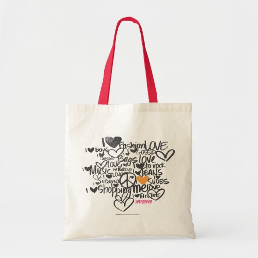 Graffiti Oranje Tote Bag (Voorkant)