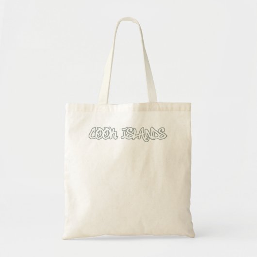 Graffiti-overzicht van de Cookeilanden Tote Bag (Voorkant)