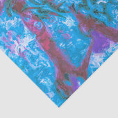 Graffiti Paars Blue Urban Street Pained Wall Art Tissuepapier (Detail)