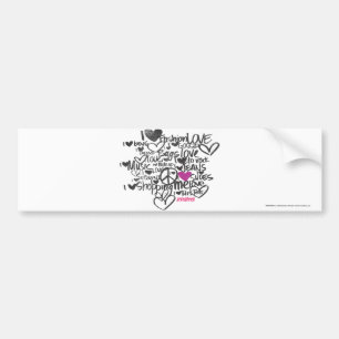 Graffiti Paars Bumpersticker