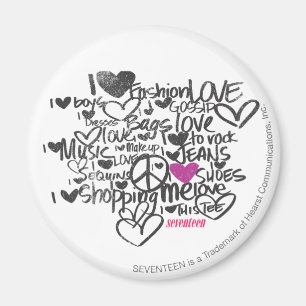 Graffiti Paars Magneet