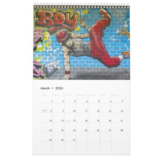 Graffiti Painting Street Art 2016 Kalender (Mar 2026)