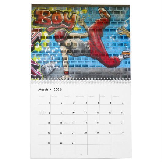 Graffiti Painting Street Art 2016 Kalender (Mar 2026)